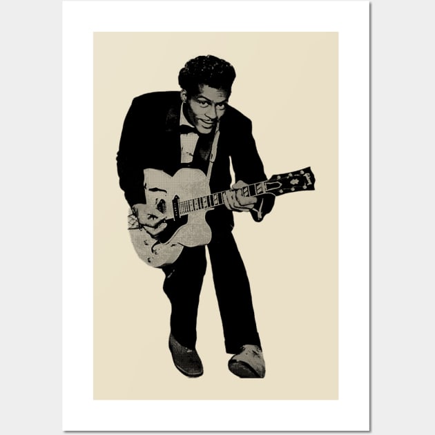 Chuck Berry Wall Art by TheMusicFav